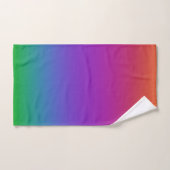 Heldere regenboogkleurenset bad handdoek (Handdoek)