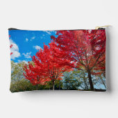 Heldere rode bladeren in de herfst etui (Achterkant)