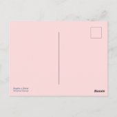 Heldere Rode Rozebottel in de Sneeuw van de Winter Briefkaart (Achterkant)