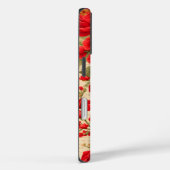 Heldere rode rozen en tekst junk journal Case-Mate iPhone case (Achterkant / Rechts)