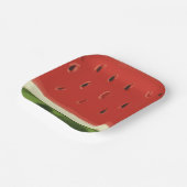 Heldere Rode Waterverf Watermeloen Papier Bord (Gebogen)