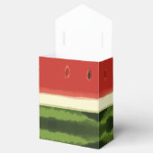 Heldere Rode Waterverf Watermeloen Tent Favoriet B Bedankdoosjes (Geopend)