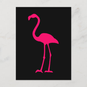 Heldere Roze Flamingo Briefkaart