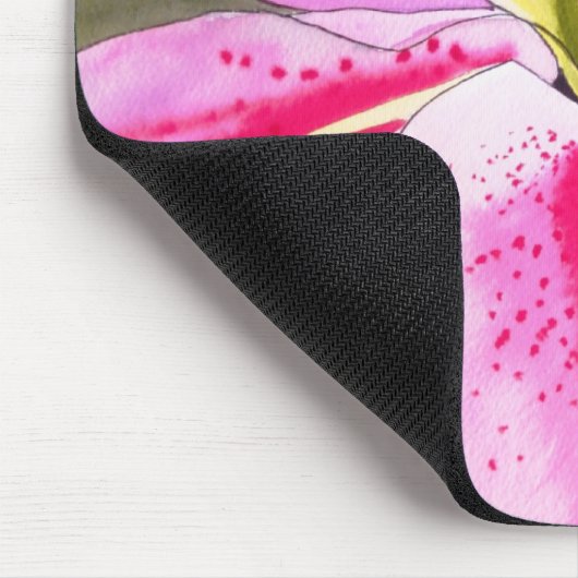 Heldere roze lily Tenerfife bloem Muismat (Hoek)