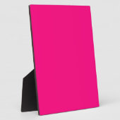 Heldere roze roze hexcode FF007F Fotoplaat (Zijkant)