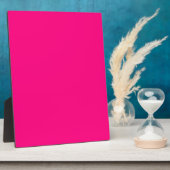 Heldere roze roze hexcode FF007F Fotoplaat (Zijkant)