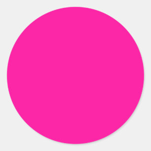 Heldere roze stip of cirkel ronde sticker