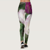 Heldere roze tulpen op een zonnige dag leggings (Achterkant)