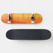 Heldere San Francisco zonsondergang. Skateboard (Horizontaal)
