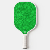 Heldere schaduwen van groene Creëer wolken Abstrac Pickleball Paddle (Achterkant)