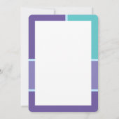 Heldere ster van David Bat Mitswa Dank u Bedankkaart (Achterkant)