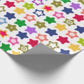 Heldere sterren cadeaupapier (Hoek)