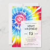 Heldere stropdas verf, elke leeftijd moderne verja kaart (Voorkant)