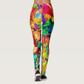 Heldere structuurvormen leggings (Achterkant)