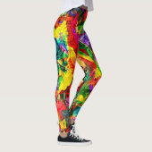 Heldere structuurvormen leggings (Rechts)