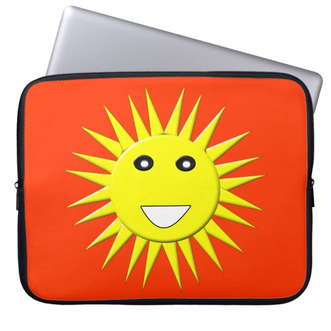 Heldere Sunshine Laptop Bag Sleeve (Voorkant)