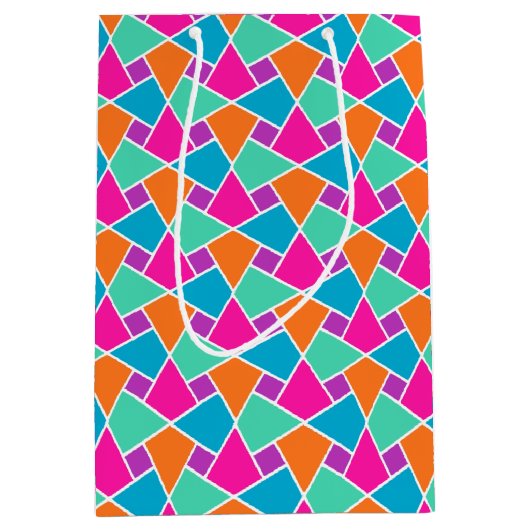 Heldere traditionele Islamitische Patroon Medium G Medium Cadeauzakje (Voorkant)