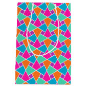 Heldere traditionele Islamitische Patroon Medium G Medium Cadeauzakje (Achterkant)