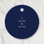 Heldere trop. Spectrum Infinity Harten Cirkel Bedankjes Labels (Achterkant)