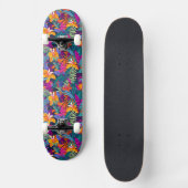 Heldere tropische zomer skateboard (Voorkant)