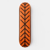 Heldere True Oranje effen kleur Skateboard (Voorkant)