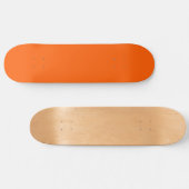 Heldere True Oranje effen kleur Skateboard (Horizontaal)