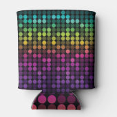 Heldere veelkleurige  Abstracte kunst Blikjeskoeler (Achterkant)