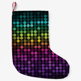Heldere veelkleurige Abstracte kunst Kleine Kerstsok