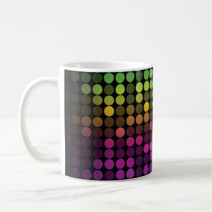 Heldere veelkleurige Abstracte kunst Koffiemok