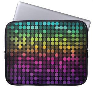 Heldere veelkleurige Abstracte kunst Laptop Sleeve