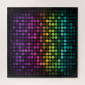 Heldere veelkleurige  Abstracte kunst Legpuzzel (Horizontaal)