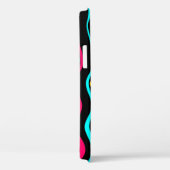 Heldere veelkleurige cirkels en gebogen strepen Case-Mate iPhone case (Achterkant / Rechts)