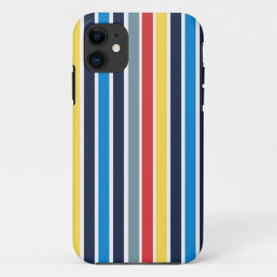 Heldere verticale strepen met meerdere kleuren. iPhone 11 hoesje