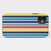 Heldere verticale strepen met meerdere kleuren. Case-Mate iPhone case (Achterkant (horizontaal))