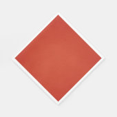 Heldere Warm Red Grainy Texture Servet (Hoek)