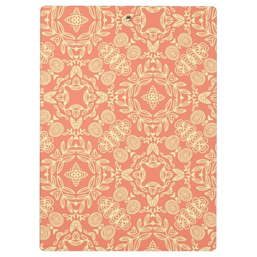 Heldere, warme achtergrond in  stijl. klembord (Achterkant)