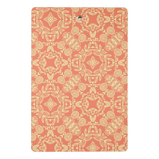 Heldere, warme achtergrond in  stijl. mini klembord (Achterkant)