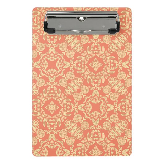 Heldere, warme achtergrond in  stijl. mini klembord (Voorkant)