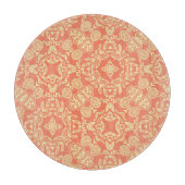 Heldere, warme achtergrond in stijl. snijplank (Voorkant)