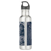 Heldere waterbellen waterfles  (Achterkant)