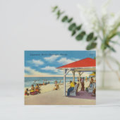 , heldere waterstrand, Florida Briefkaart (Staand voorkant)