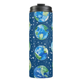 HELDERE WATERVERF AARDE DAG PLANETEN THERMOSBEKER