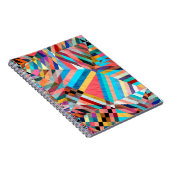 Heldere Waterverf: Abstracte Fantasy Achtergrond Notitieboek (Rechterzijde)