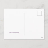 Heldere winterdag Roze gekleurde Sneeuwbomen Feestdagenkaart (Achterkant)