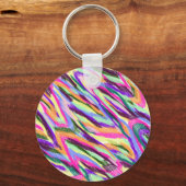 Heldere Zigzag Keychain (Voorkant)