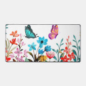 Heldere zomer Wildflower Border Design Bureaumat (Voorkant)