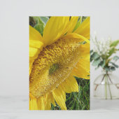 Heldere zonnebloem briefpapier (Staand voorkant)