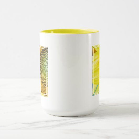 Heldere zonnebloem mok (Midden)