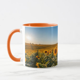 Heldere Zonnebloem Mok – Vrolijke Bloemen Gift Ite