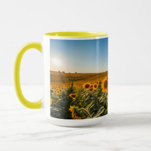 Heldere Zonnebloem Mok – Vrolijke Bloemen Gift Ite